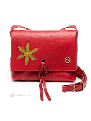 MARGHXS Crossbody Bag Shoulder Bags handcrafted women's bag in real leather Red