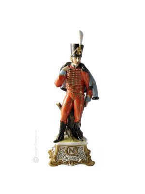 NAPOLEON Statuette statue figure porcelain Capodimonte handmade Made in Italy exclusive