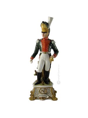 DRAGOON Statuette statue figure porcelain Capodimonte handmade Made in Italy exclusive