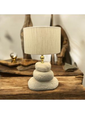 Marble Stone LAMP, lampshade in authentic natural stone, modern design, handmade.