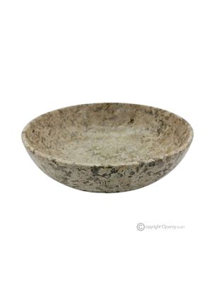 BOWL made of authentic fossil stone, elegant and refined design, handmade.