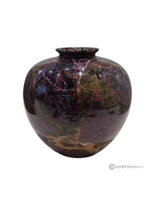 VASE, marble jar, top quality authentic oriental stone, handmade, decorative.