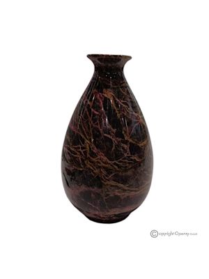 VASE, marble ampoule, top quality authentic oriental stone, handmade, decorative.