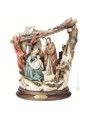 LITTLE NATIVITY Statuette statue figure porcelain Capodimonte handmade Made in Italy exclusive
