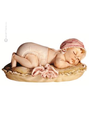 GOLDEN SLUMBERS Statuette statue figure porcelain Capodimonte handmade Made in Italy exclusive