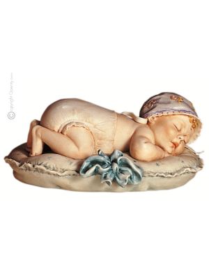 GOLDEN SLUMBERS Statuette statue figure porcelain Capodimonte handmade Made in Italy exclusive