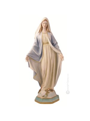 OUR LADY OF GRACE Statuette statue figure porcelain Capodimonte handmade made in Italy exclusive