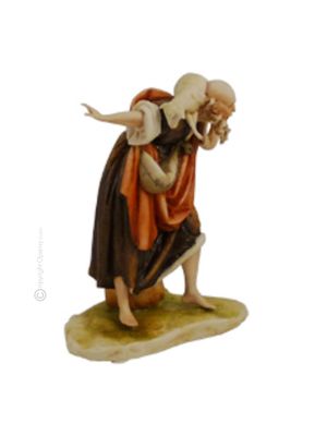SHEPHERD Statuette statue figure porcelain Capodimonte handmade made in Italy exclusive