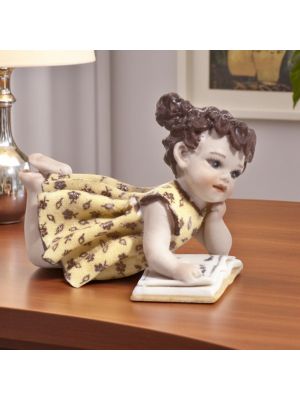 ADA - Capodimonte authentic porcelain doll hand made and painted collectible.