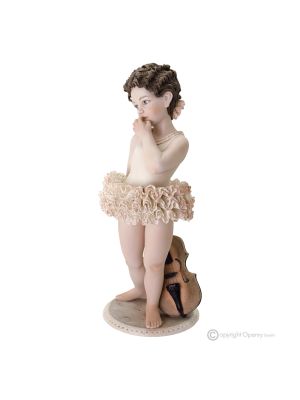 ALPHONSINE Capodimonte, pure porcelain ballerina, a touch of elegance.