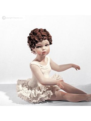 CAROLYN - Capodimonte, ballerina figurine, fine porcelain art.