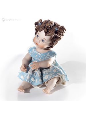 CRISTINA - Capodimonte statuette, pure elegance in handcrafted porcelain.