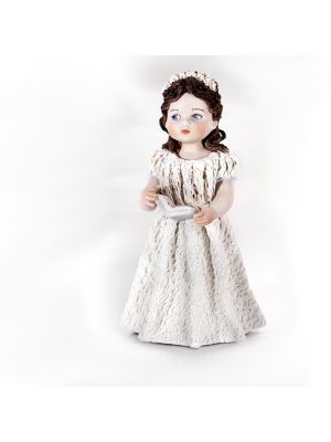 COMMUNION Capodimonte statuette, romantic and celestial, Italian art.