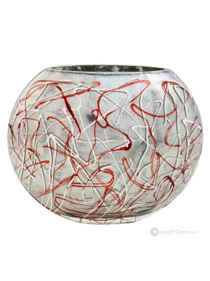 MOON Authentic Hand Painted Modern Decorative Crystal Vase.