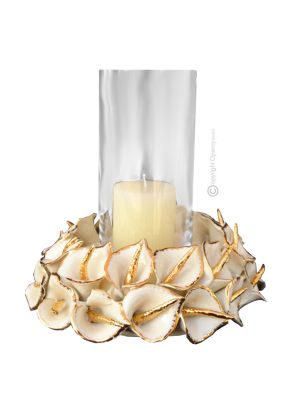 Candle holder - Dining table home decor - Calla lily crown base