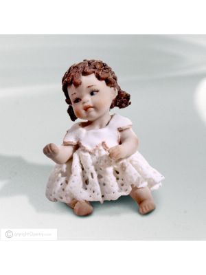 EVA Romantic Capodimonte Doll, pure beauty in porcelain.