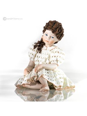 EVELINA Romantic Capodimonte Doll, pure sweetness in porcelain.