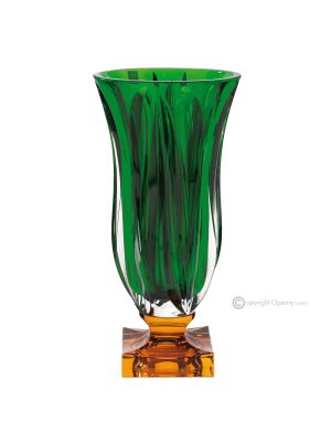 FIRE Authentic hand painted vase modern decorative premium quality glass.