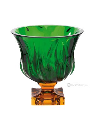 FIRE Authentic Hand Painted Centerpiece Modern Decorative Glass Premium Quality.