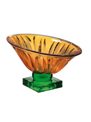 FIRE Authentic hand painted centerpiece modern decorative glass premium quality.
