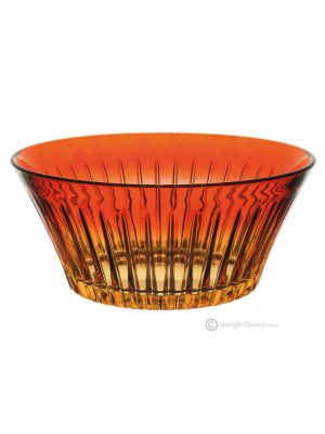 DOMINA Authentic hand painted centerpiece modern decorative in premium quality glass.