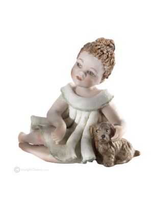 LUCY - Exclusive Capodimonte doll with hand-painted details.