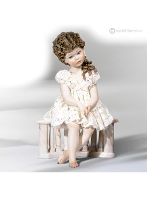 LUNA Capodimonte Doll, romantic image of pure porcelain.