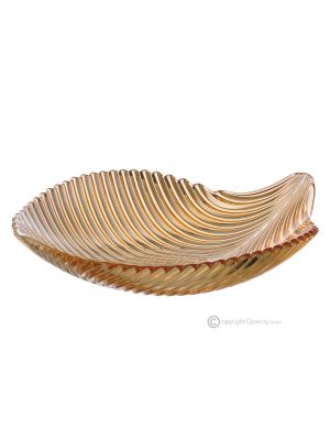 MAMBO Authentic hand painted centerpiece modern decorative in premium quality glass.