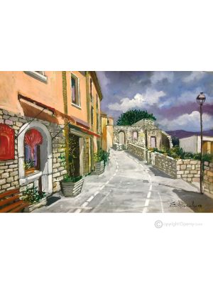 MOLINARA Acrylic painting on canvas modern Made in Italy 