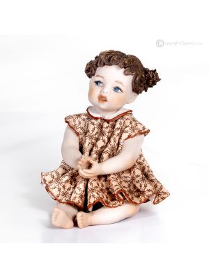 MOLLY - Display doll, handmade from fine porcelain.