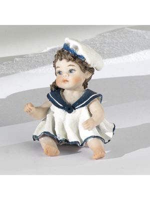 NINA - Capodimonte statuette, a unique and romantic porcelain work.