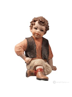 RUDY - Collectible doll with hand-painted finishes in Italy.