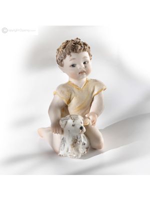 TITO - Capodimonte porcelain doll, perfect for display.