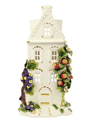 Candle holder - Interior décor - Lantern style house and flora
