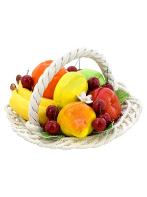 Centerpiece sculpture ceramic - Office décor - Fruits basket