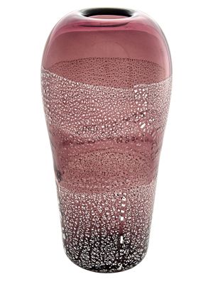 Venice blown glass vase - Home decoration - Wavy classy design