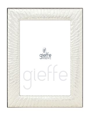 Photo silver frame - Living room décor - Solar flare design