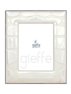 PAVIA Photo Frame Picture Frame Silver Made in Italy Handmade Photo 5X7 Inch