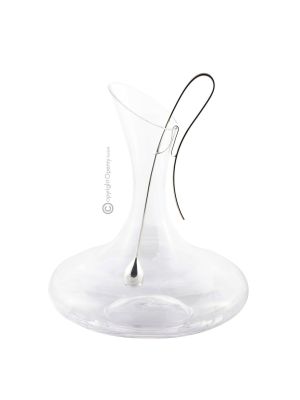 Luxury decanter silver - Home decò - Crystal and infusor insert