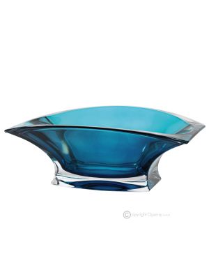 WAVE Authentic Hand Painted Centerpiece Modern Decorative Glass Premium Quality.