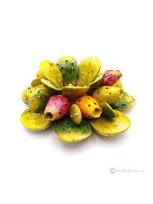 CANDLE HOLDER FIGS – Centerpiece table decoration, Capodimonte ceramic
