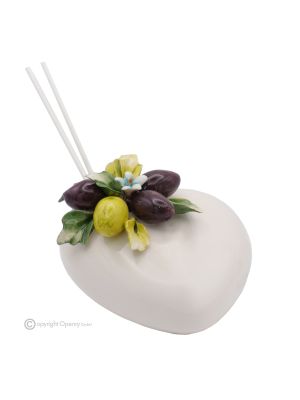 OLIVE – Fragrance diffuser, room fragrance, Capodimonte ceramic, handmade