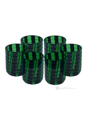 LIQUOR MURRINA Set 6 shot glasses in Murano glass Made in Italy