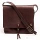 DAFNE Crossbody Bag Shoulder Bags handcrafted women's bag in real leather Brown-XS
