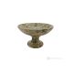 FRUIT BOWL in Pietra Fossile marble, handmade centerpiece Ornamental authentic natural stone.