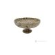 FRUIT BOWL in Pietra Fossile marble, handmade decorative centerpiece made of authentic natural stone.