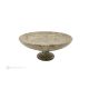 FRUIT BOWL in Pietra Fossile marble, handmade decorative centerpiece made of authentic natural stone.