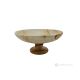 FRUIT BOWL in Teak marble, decorative centerpiece handmade with authentic natural stone.