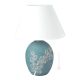 ORCHIDEA Table lamp abat-jour bedside lamp lampshade artistic ceramic handmade authentic Made in Italy blue
