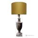 Green Onyx marble LAMP, authentic natural stone lampshade, luxury decoration.
